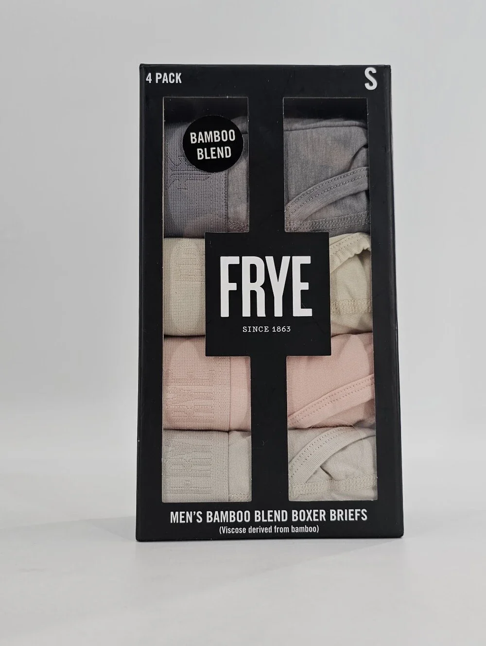 Frye Bamboo Blend Boxer Briefs 4 pack Men's Underwear